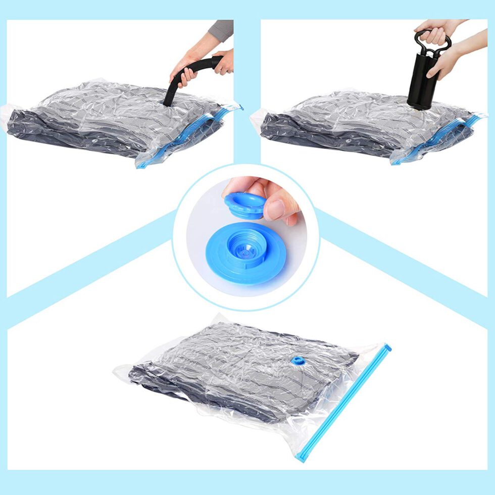 Bolsas de almacenamiento al vacío para edredones y mantas - La casita